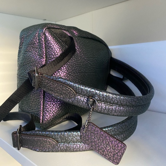 💜COACH MINI BACKPACK 💚 HOLOGRAPHIC OIL SLICK - Picture 13 of 16
